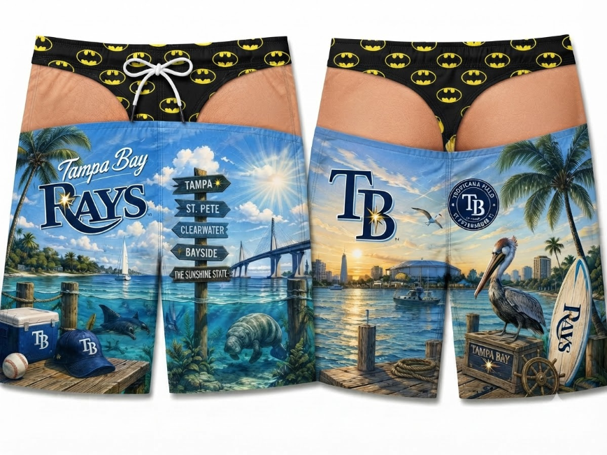 TBR Effect Body Funny Beach Short - Printed