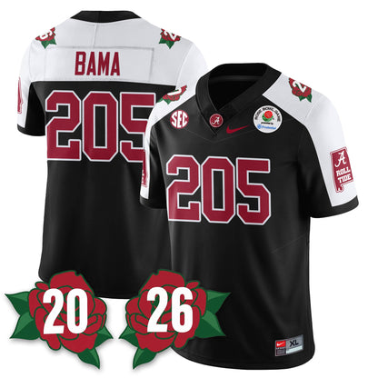 BAMA Rose Bowl Vapor Limited Football Jersey - All Stitched
