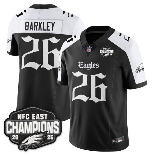 PHI Gothic NFC East Champions Vapor Limited Jersey - All Stitched