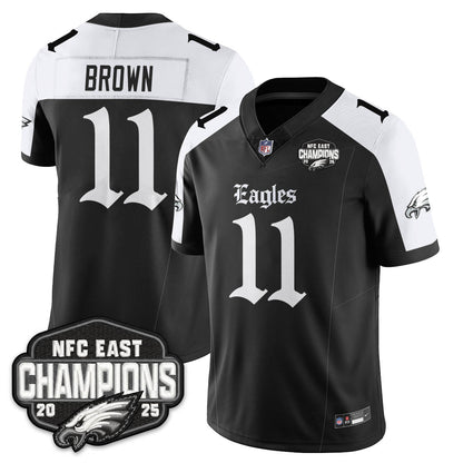 PHI Gothic NFC East Champions Vapor Limited Jersey - All Stitched