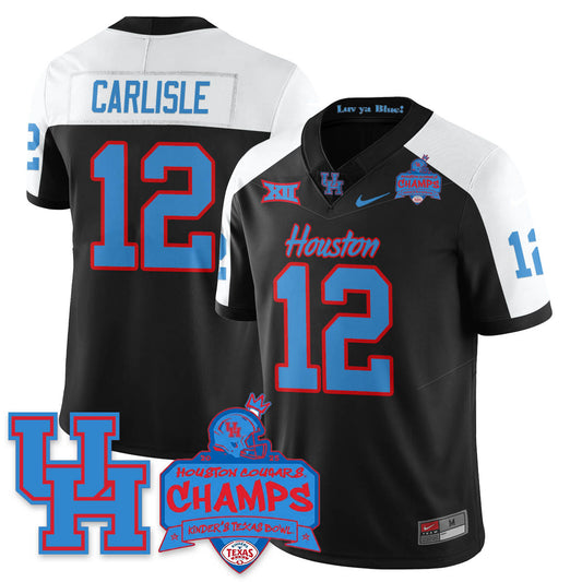 Houston Cougar Football 2025 Kinder's Texas Bowl Champions Jersey - Stitched