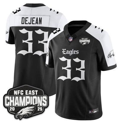 PHI Gothic NFC East Champions Vapor Limited Jersey - All Stitched