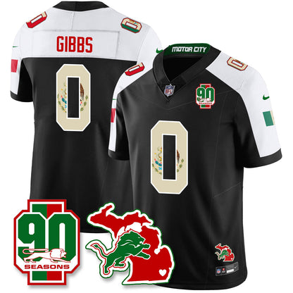 DET Mexico Vapor Limited Jersey - All Stitched