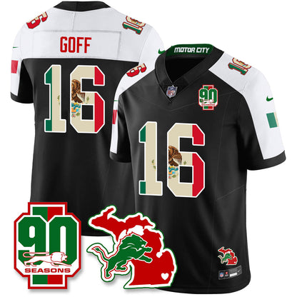 DET Mexico Vapor Limited Jersey - All Stitched