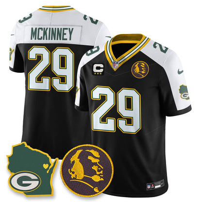GB Vapor Limited Jersey - John Madden Patch - All Stitched