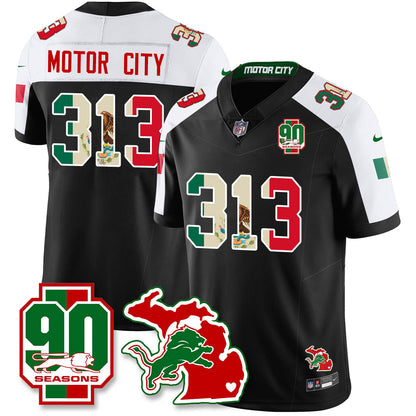 DET Mexico Vapor Limited Jersey - All Stitched