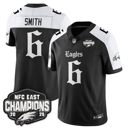 PHI Gothic NFC East Champions Vapor Limited Jersey - All Stitched