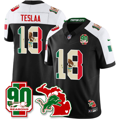 DET Mexico Vapor Limited Jersey - All Stitched