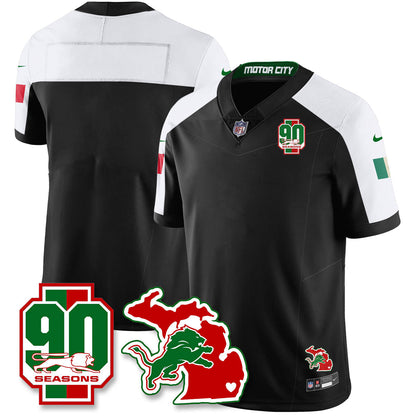 DET Mexico Vapor Limited Jersey - All Stitched