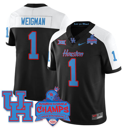 Houston Cougar Football 2025 Kinder's Texas Bowl Champions Jersey - All Stitched