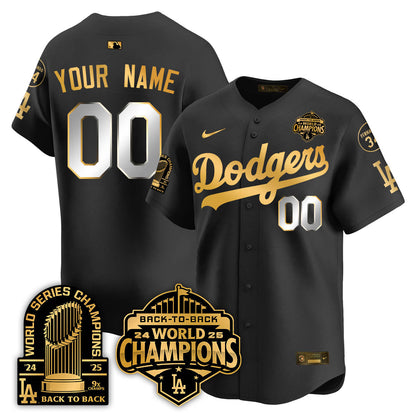 LAD 2025 World Series Champions Jersey - 9x Champs - All Stitched