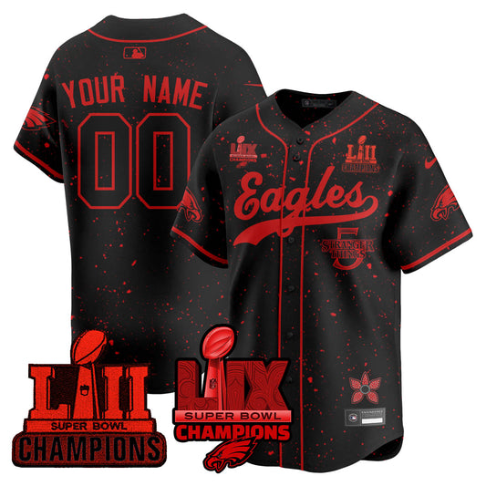 PHI Stranger Things Vapor Limited Baseball Custom Jersey - All Stitched
