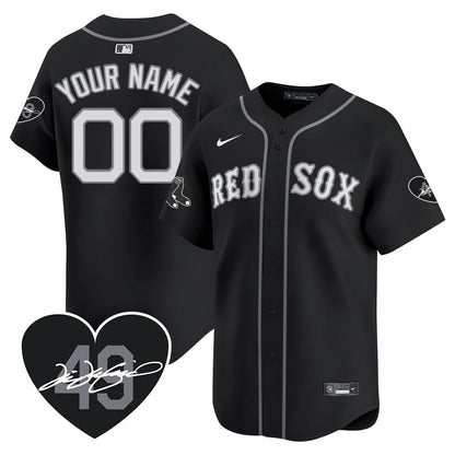 Red Sox Custom Jersey - Memorial Patch – All Stitched