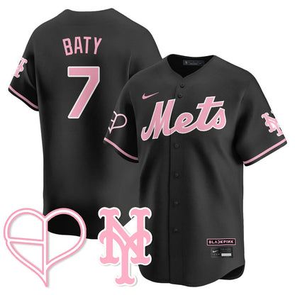 New York Mets BLΛƆKPIИK 2025 Limited Jersey - All Stitched