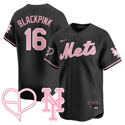 New York Mets BLΛƆKPIИK 2025 Limited Jersey - All Stitched