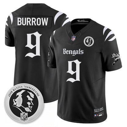 CIN Gothic Vapor Limited Jersey - John Madden Patch - All Stitched