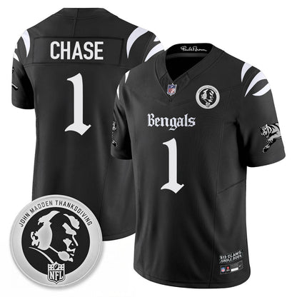 CIN Gothic Vapor Limited Jersey - John Madden Patch - All Stitched