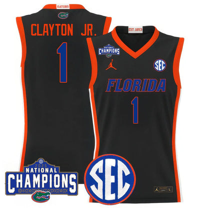 Florida Gators 2025 National Champions Basketball Jersey - All Stitched