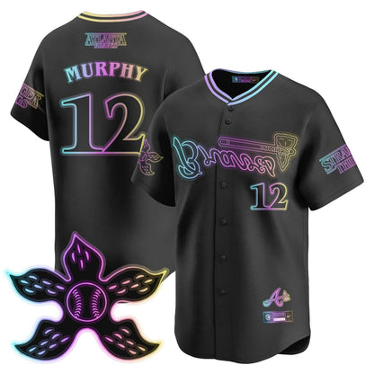 Atlanta Braves Stranger Things 2025 Limited Jersey - All Stitched
