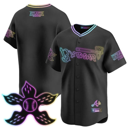 Atlanta Braves Stranger Things 2025 Limited Jersey - All Stitched