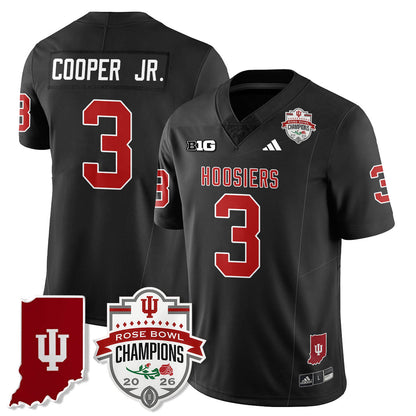 Indiana Hoosiers Vapor Limited Football Jersey - Rose Bowl Champions - All Stitched