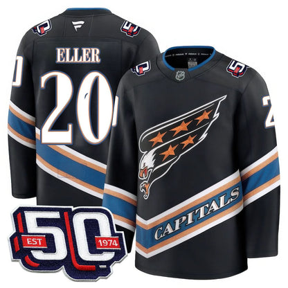 Washington Capitals 50th Anniversary Premium Jersey - All Stitched