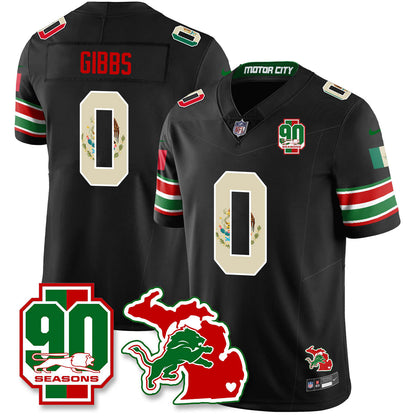 DET Mexico Vapor Limited Jersey - All Stitched