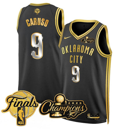 Oklahoma City Thunder 2025 NBA Champions Jersey - All Stitched