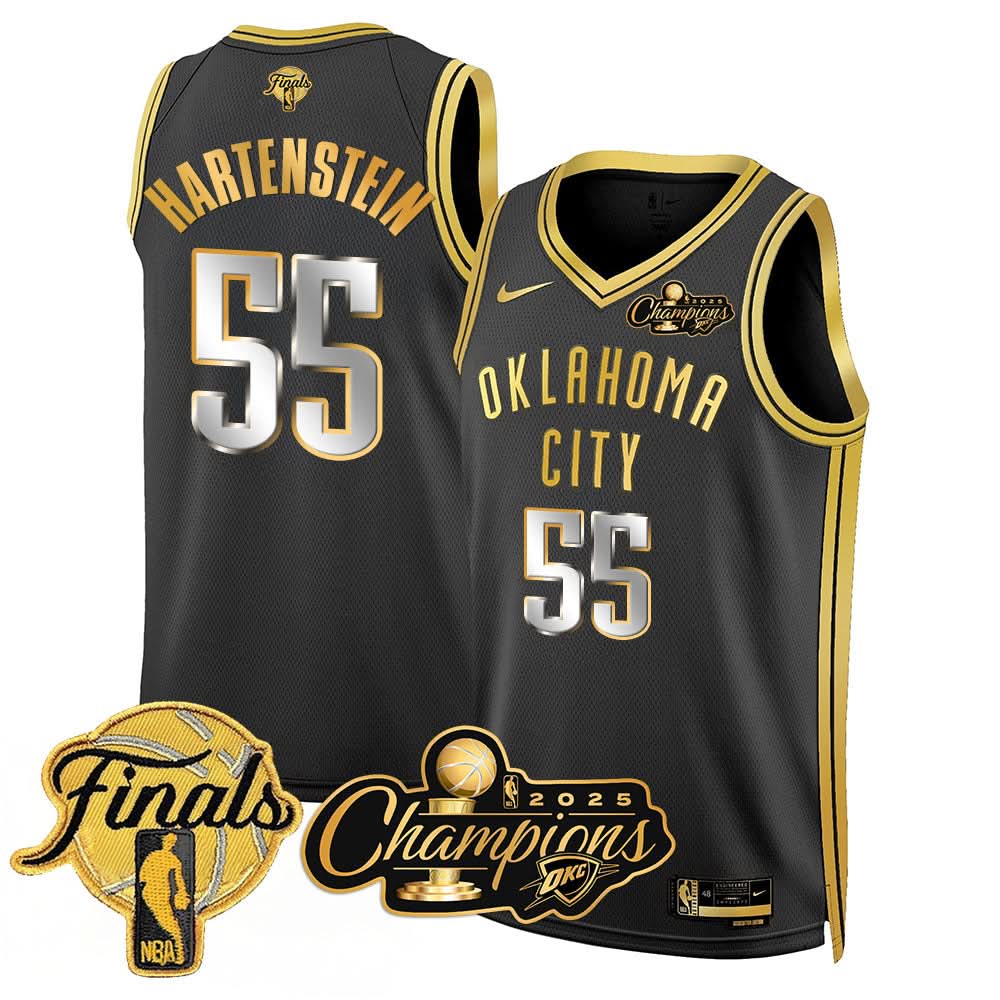 Oklahoma City Thunder 2025 NBA Champions Jersey - All Stitched