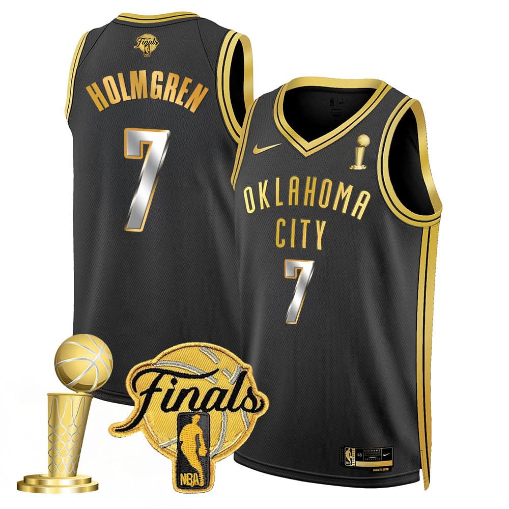 Oklahoma City Thunder 2024-25 Champions Jersey - All Stitched