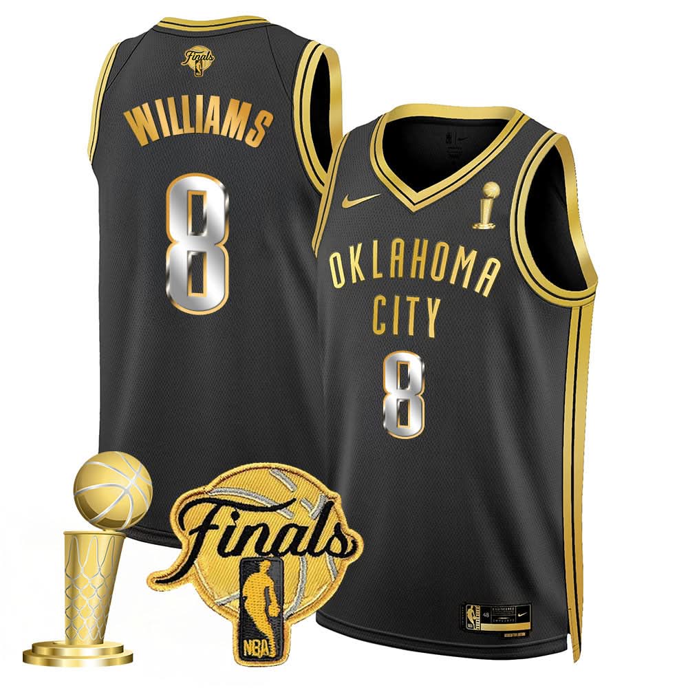Oklahoma City Thunder 2024-25 Champions Jersey - All Stitched