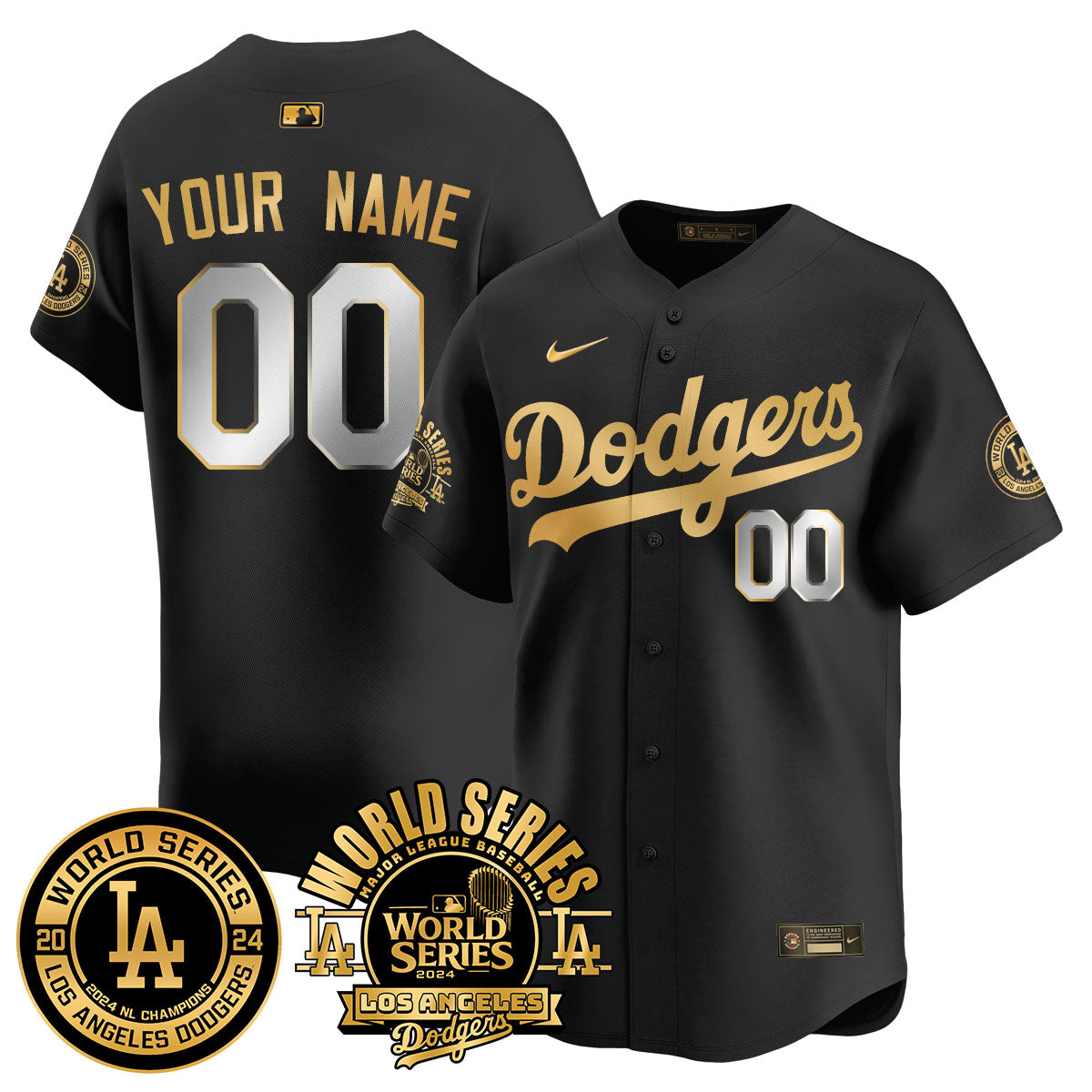LAD World Series 2024 Custom Jersey - All Stitched