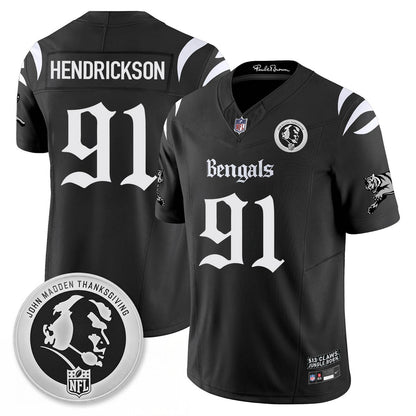 CIN Gothic Vapor Limited Jersey - John Madden Patch - All Stitched