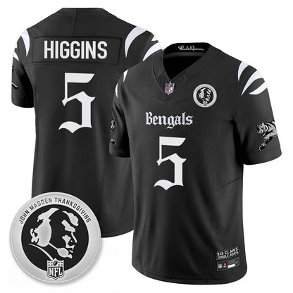 CIN Gothic Vapor Limited Jersey - John Madden Patch - All Stitched
