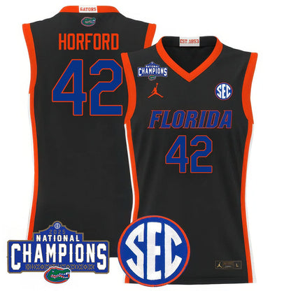 Florida Gators 2025 National Champions Basketball Jersey - All Stitched