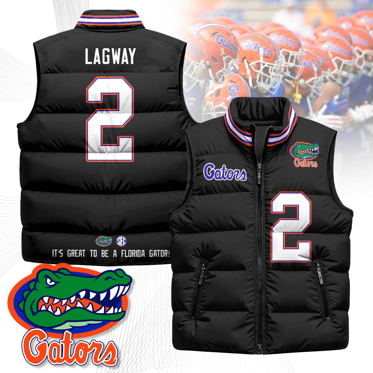 Florida Gators Unisex Puffer Vest