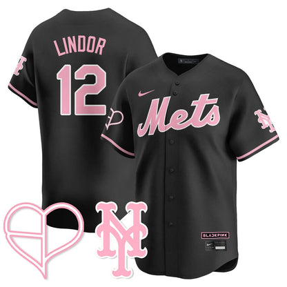New York Mets BLΛƆKPIИK 2025 Limited Jersey - All Stitched