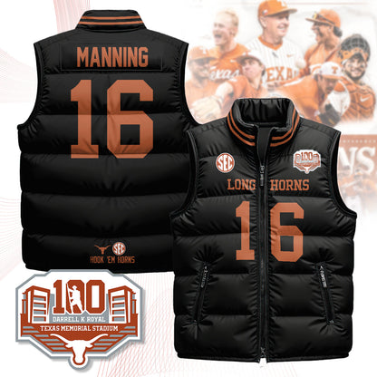 Texas Longhorns Unisex Puffer Vest