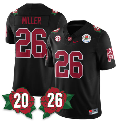 BAMA Rose Bowl Vapor Limited Football Jersey - All Stitched