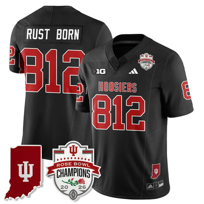Indiana Hoosiers Vapor Limited Football Jersey - Rose Bowl Champions - All Stitched