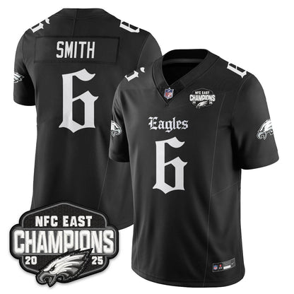 PHI Gothic NFC East Champions Vapor Limited Jersey - All Stitched