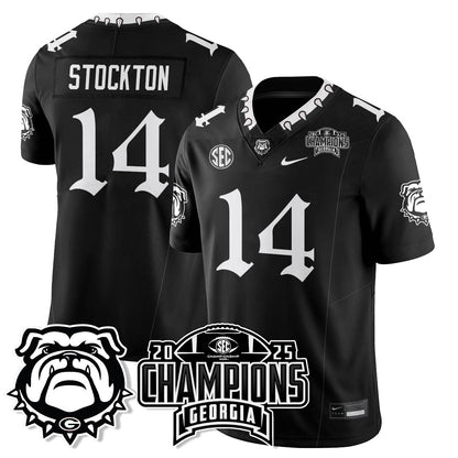 UGA Gothic Vapor Limited Jersey - SEC Football Champions - All Stitched