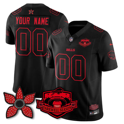 BUF 'Stranger Things Edition' Vapor Limited Custom Jersey - All Stitched
