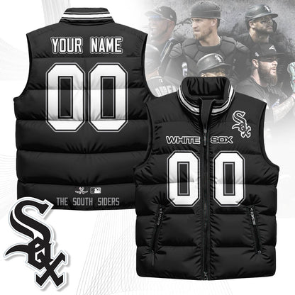 Personalized Chicago White Sox Unisex Puffer Vest
