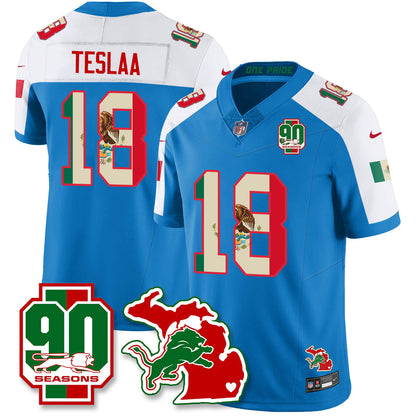 DET Mexico Vapor Limited Jersey - All Stitched