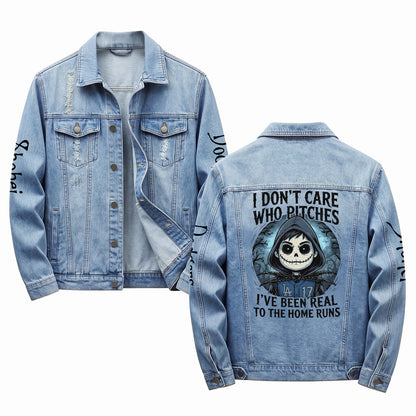 LAD Fan #17 Skellington Edition Limited Denim Jacket - Printed
