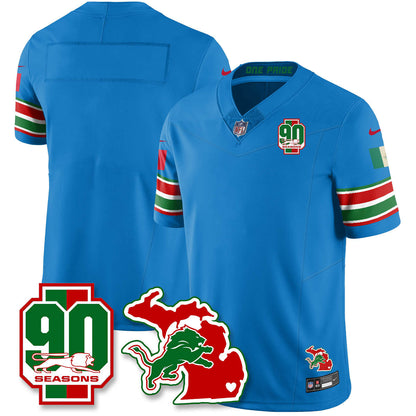 DET Mexico Vapor Limited Jersey - All Stitched