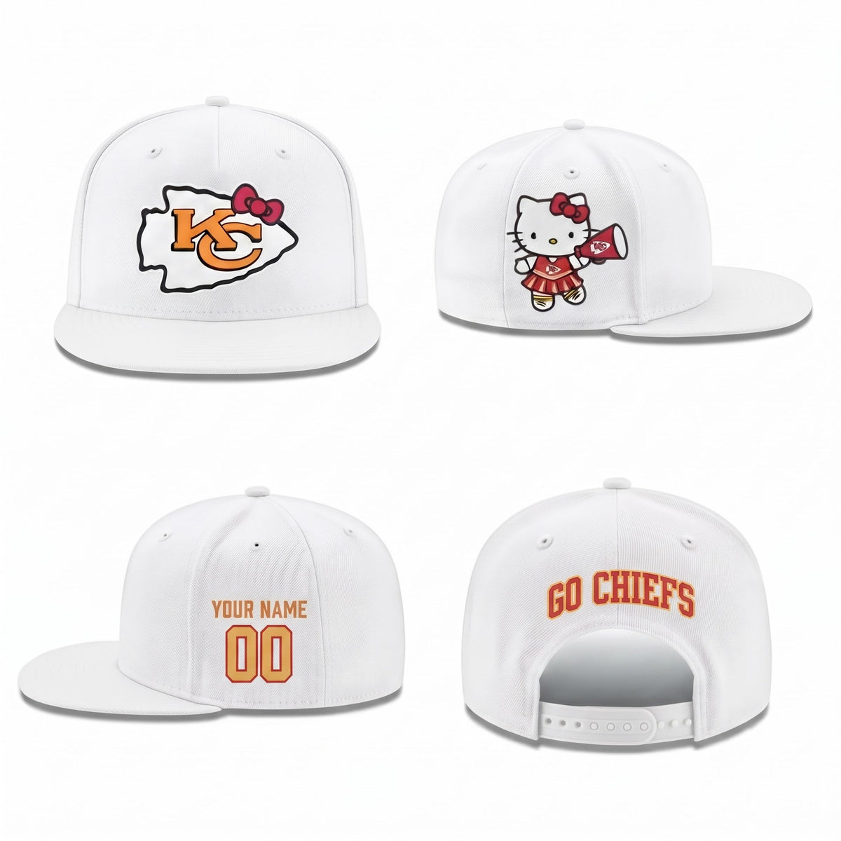 KC x Meow KT Personalized Snapback Cap - Printed