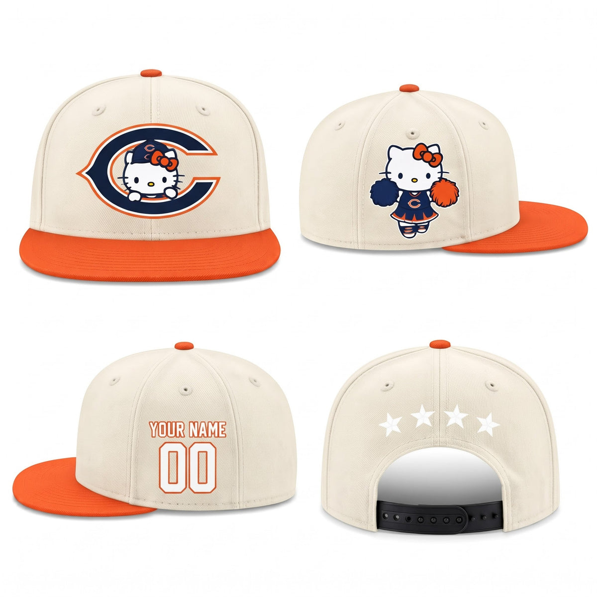 CHI x Meow KT Personalized Snapback Cap - Printed