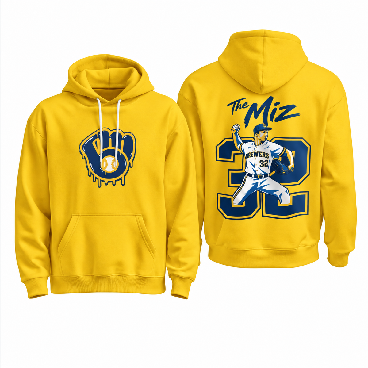 MIL The Miz #32 Fleece Hoodie - Printed